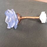 Opaline wall light in blue flower shape
