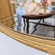 Baroque oval mirror