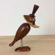 Bottle opener and teak bird cork by Hans Bolling, Scandinavian