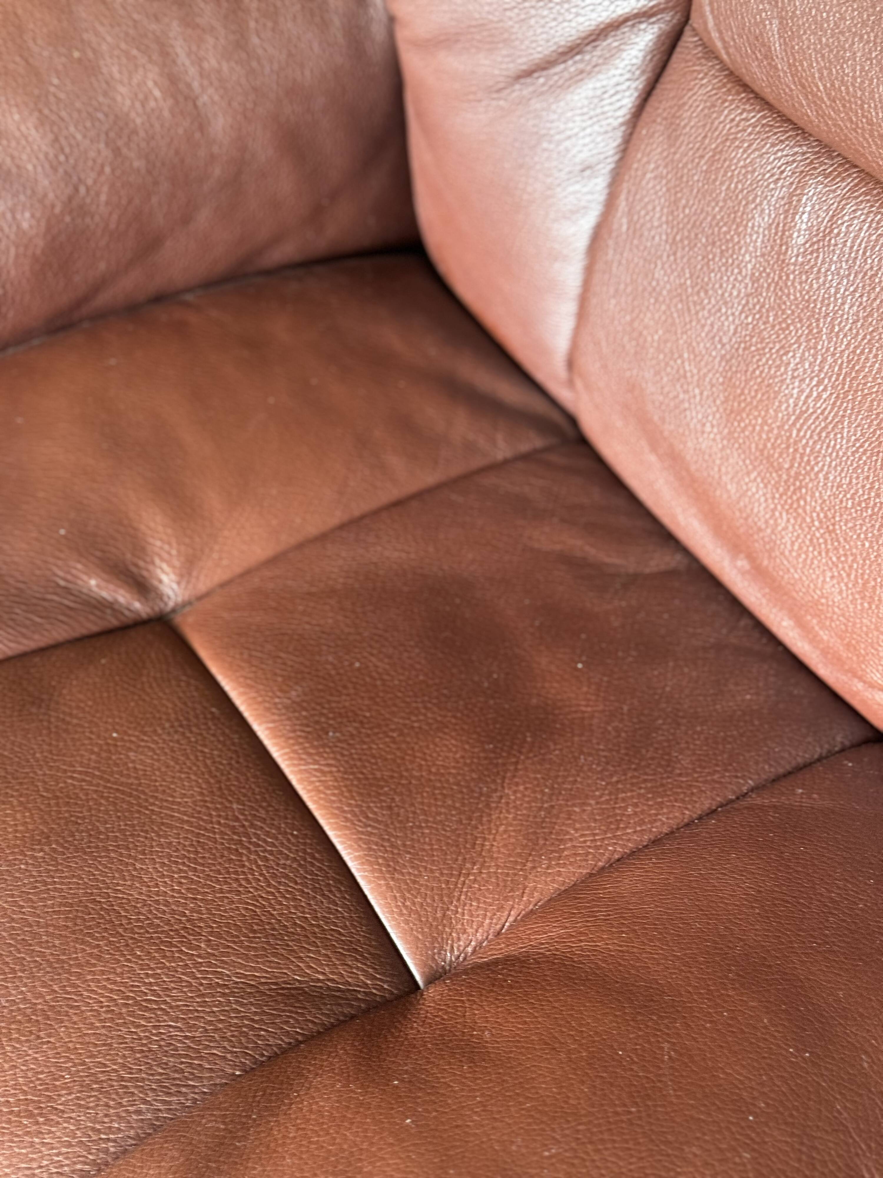 Erkones Stressless 3-seater leather reclining sofa