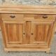 Majestic old walnut country sideboard