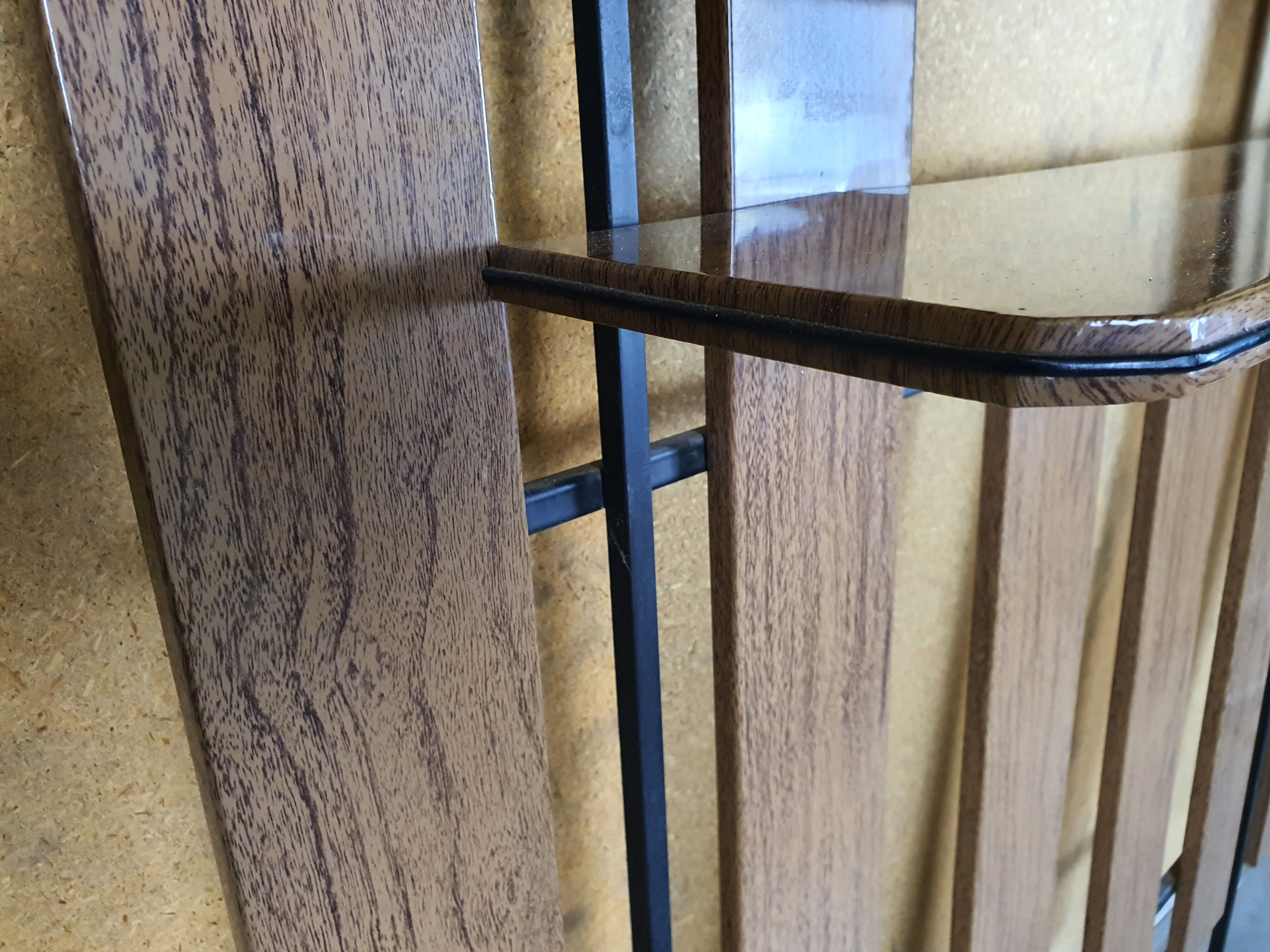 Wall coat hanger with mirror, 50s