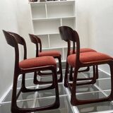 Baumann sled chairs from the 60s
