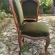 Chaise velours empire