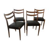 Series 4 vintage chairs Scandinavian style