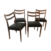 Series 4 vintage chairs Scandinavian style
