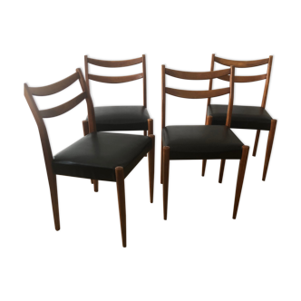 Series 4 vintage chairs Scandinavian style
