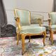 Louis XV Style Natural Wood Living Room, 19th Century