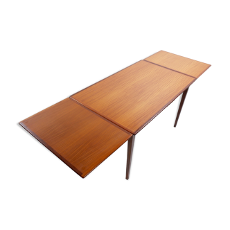 Teak extendable dining table width 230cm, 1960s