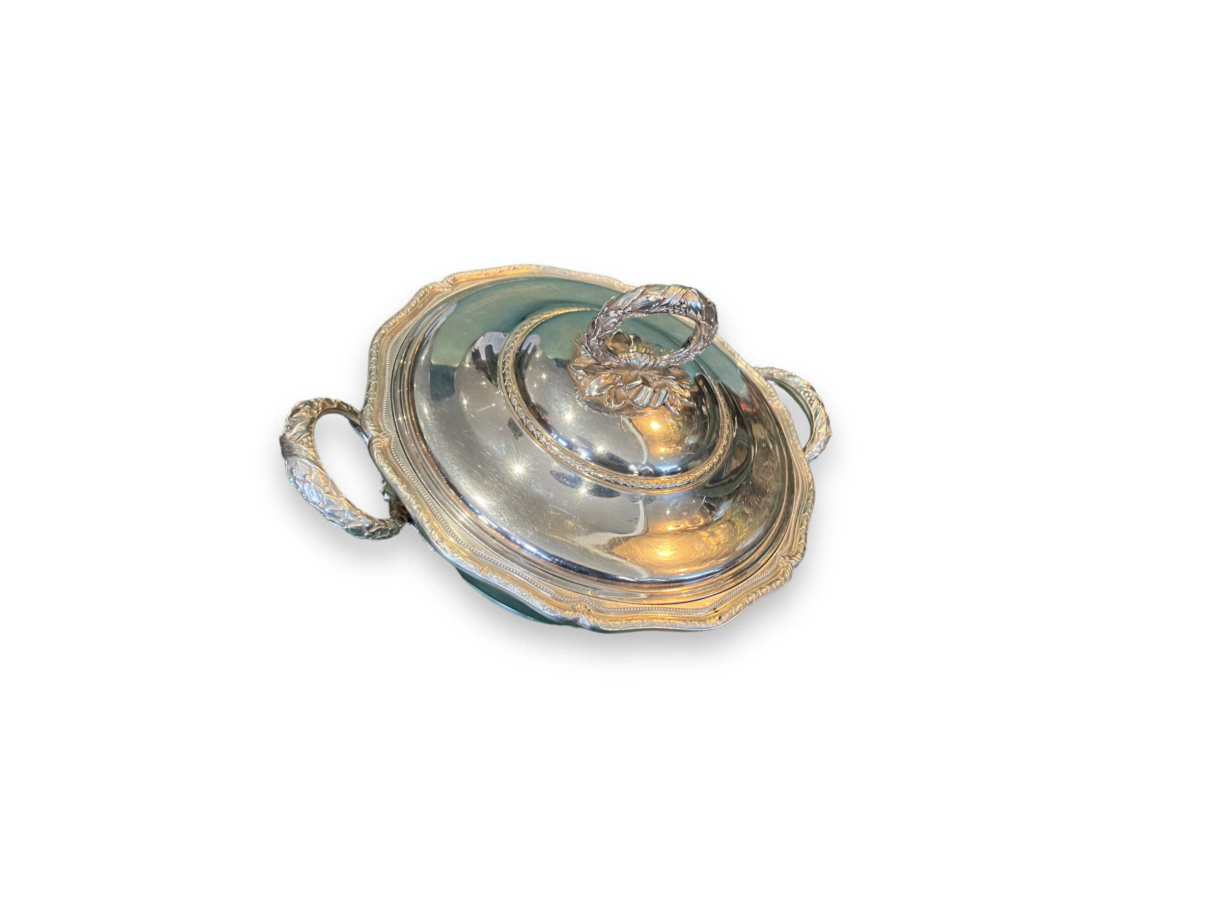 Solid silver vegetable tree Louis XVI style