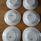 6 Terre de fer HB & Cie deep plates