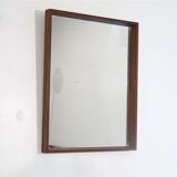 Vintage Scandinavian teak mirror 1960