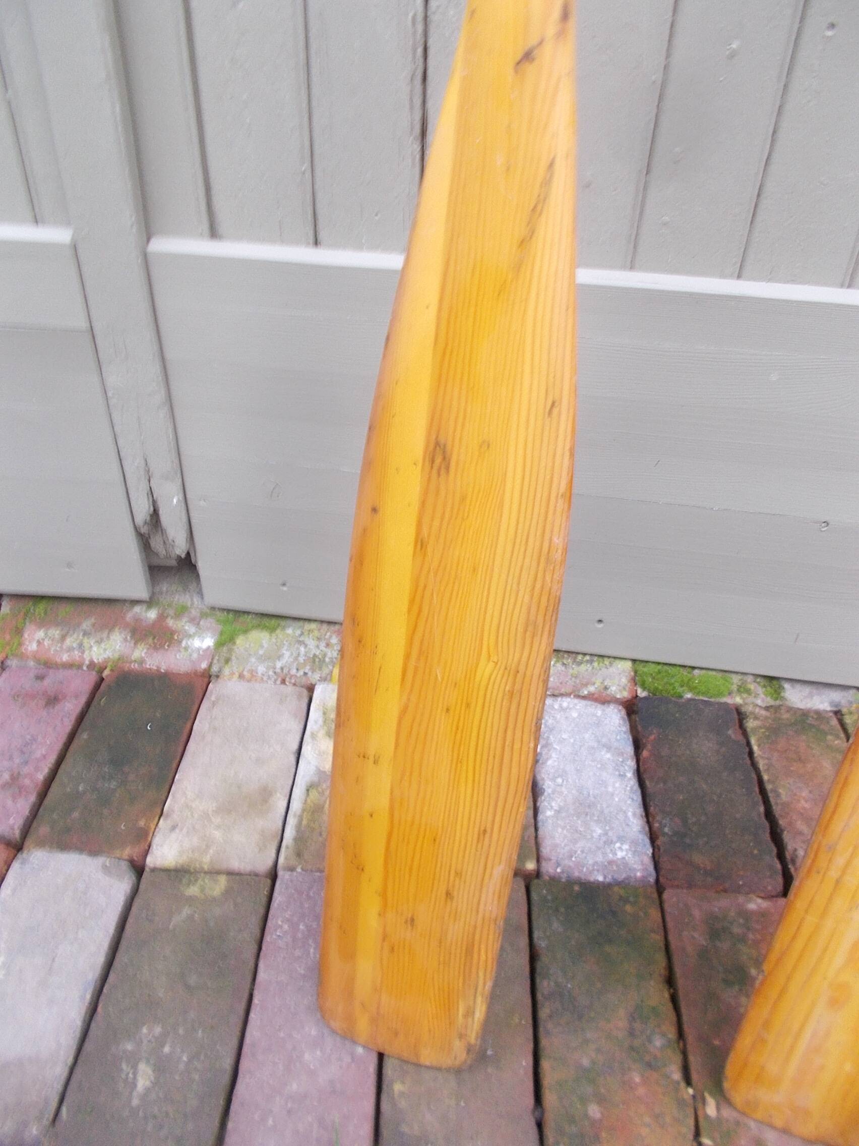 Pair of vintage oars