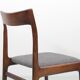 Suite of 6 Scandinavian rosewood chairs from Rio