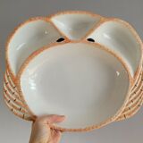 6 compartmentalized plates form crustacean crab