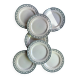 Flat plates in Iron earth manufacture Salins model Garland
