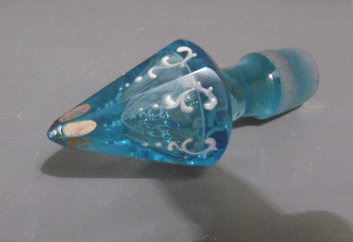 Service a liqueur carafe et verres verre emailé