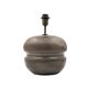 Mid-century modern brown ceramic lamp base,  France 1960s
