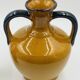 Duo de Vases Vintage Coulobres en Céramique Ocre