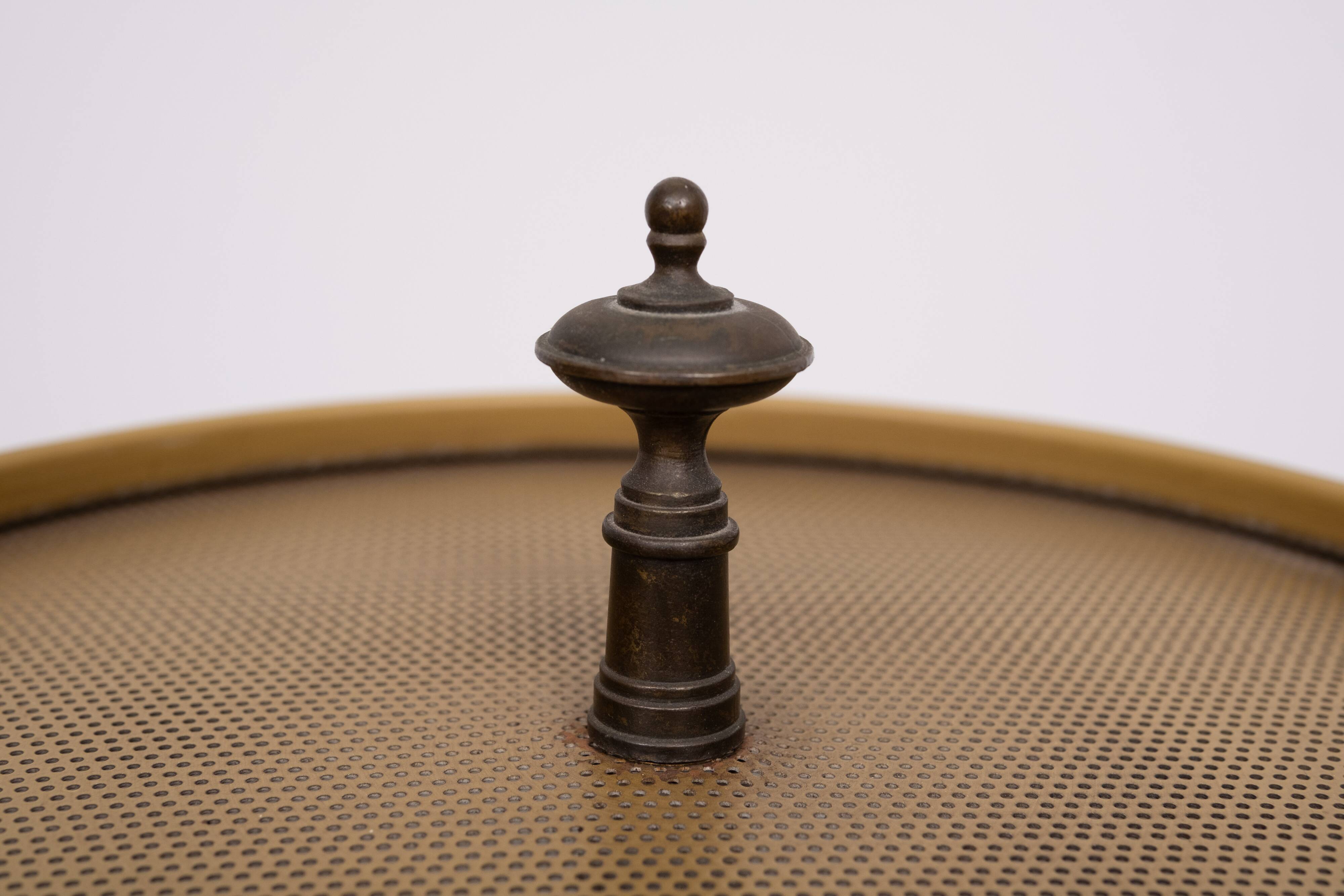 Large Metal Classical Greek Colum Table Lamp 1970 USA