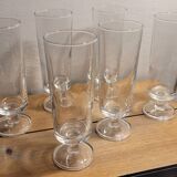 80's champagne flutes