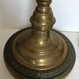 Pair of large brass candlesticks
