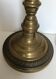 Pair of large brass candlesticks