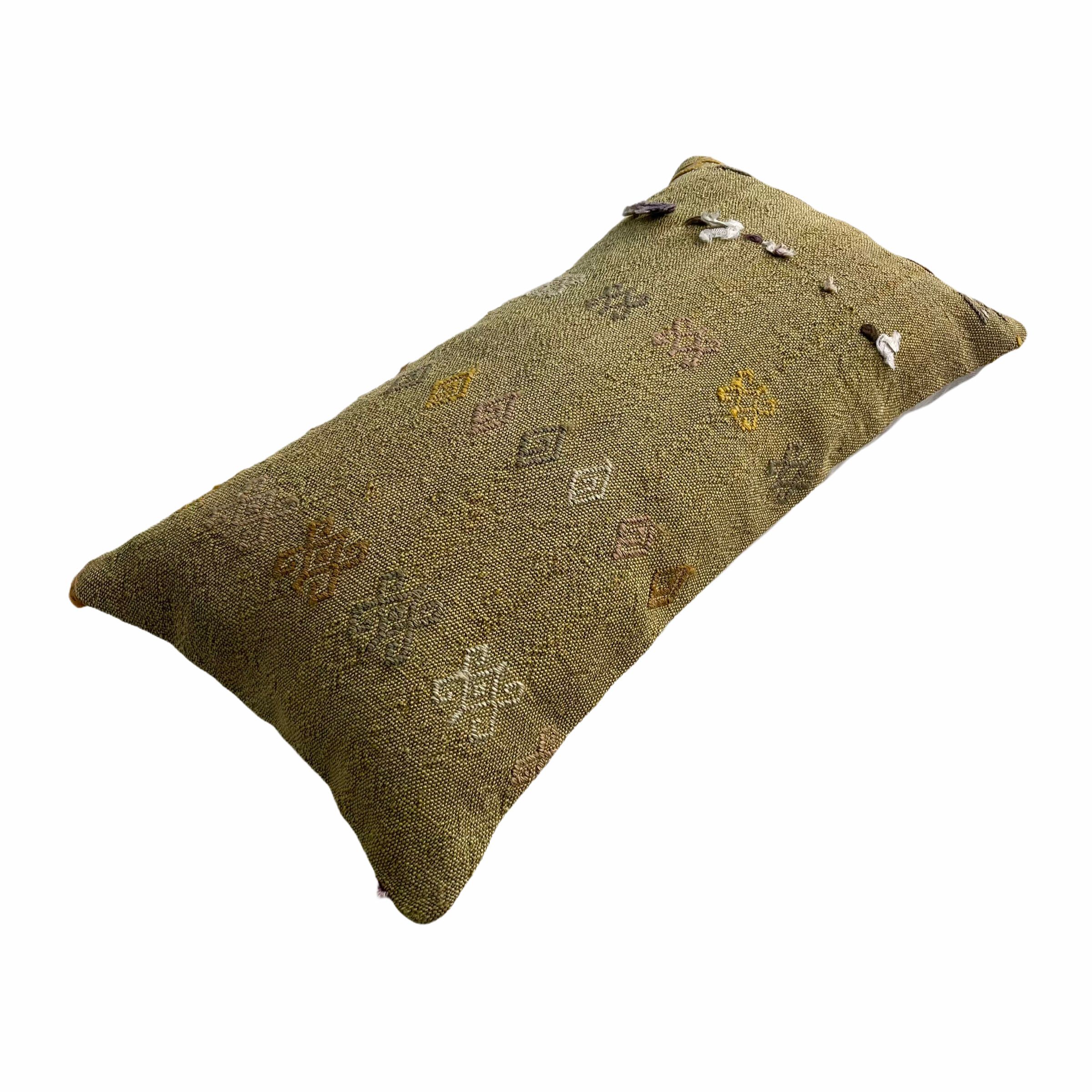 Vintage turkish kilim cushion cover, 30 x 60 cm