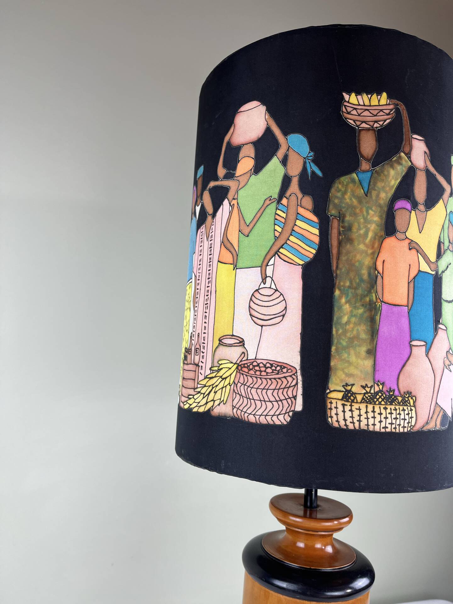 Hand-painted lampshade ambient lamp