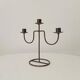 Vintage brutalist chandelier in wrought iron