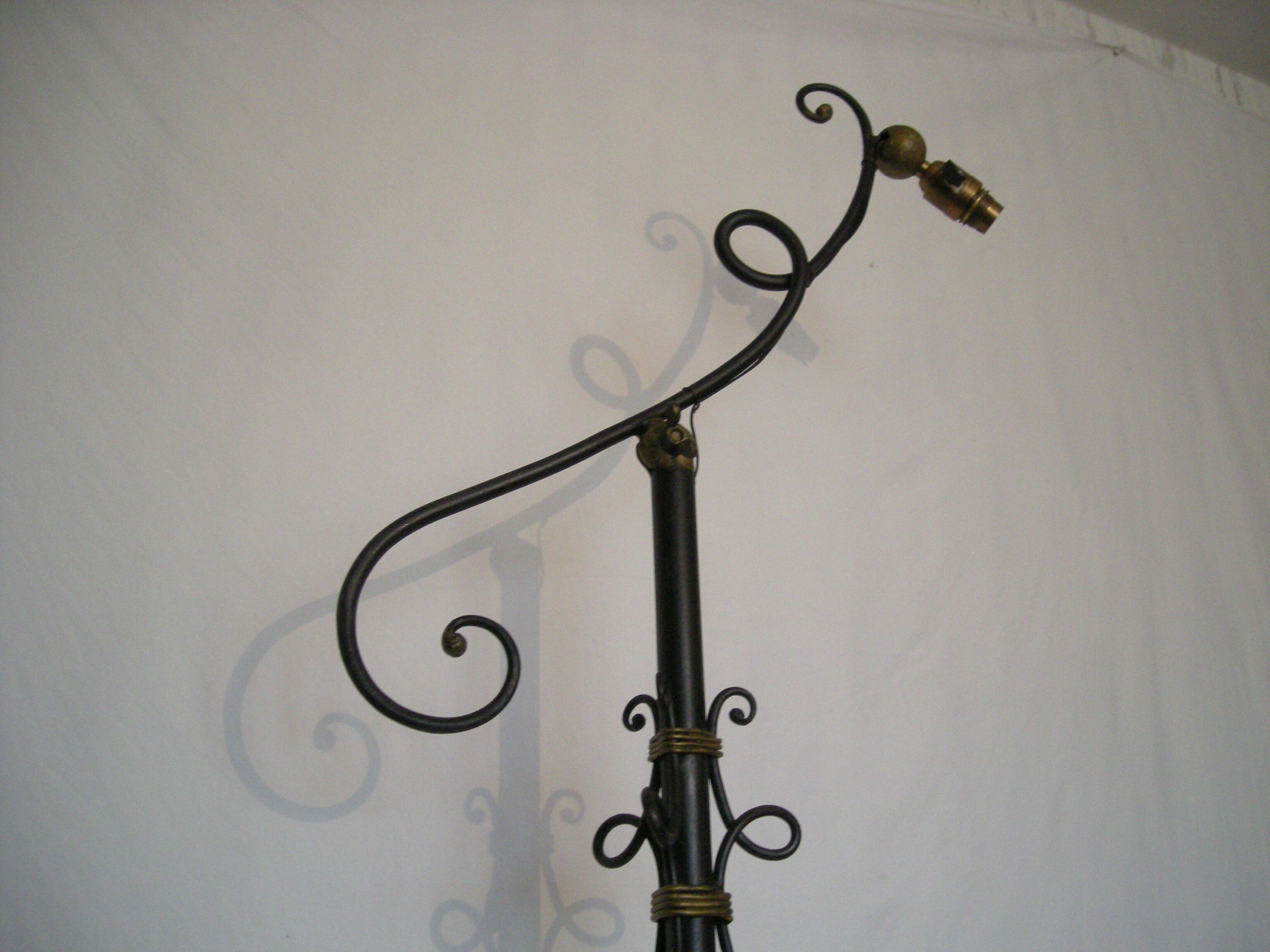 Lampadaire à bras des années 40