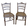 Cane wooden chair