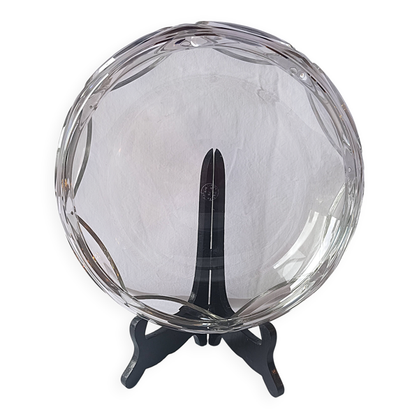 Coupe cristal de Baccarat jatte estampille saladier plat centre de t