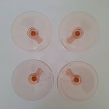 Vintage pink champagne flute Luminarc