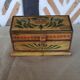 Boîte coffret à bijoux décor peint vintage