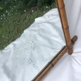 Rectangle bamboo mirror 70x50cm