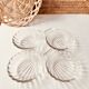 4 shell-shaped cups