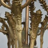 Paire de lustres de style Louis XV bronze doré 36 feux