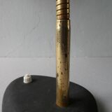 1950s lamp, made of black and gold metal