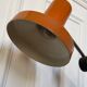 Orange articulated lamp design 1970