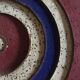Cible ancienne en bois arts populaires 50's