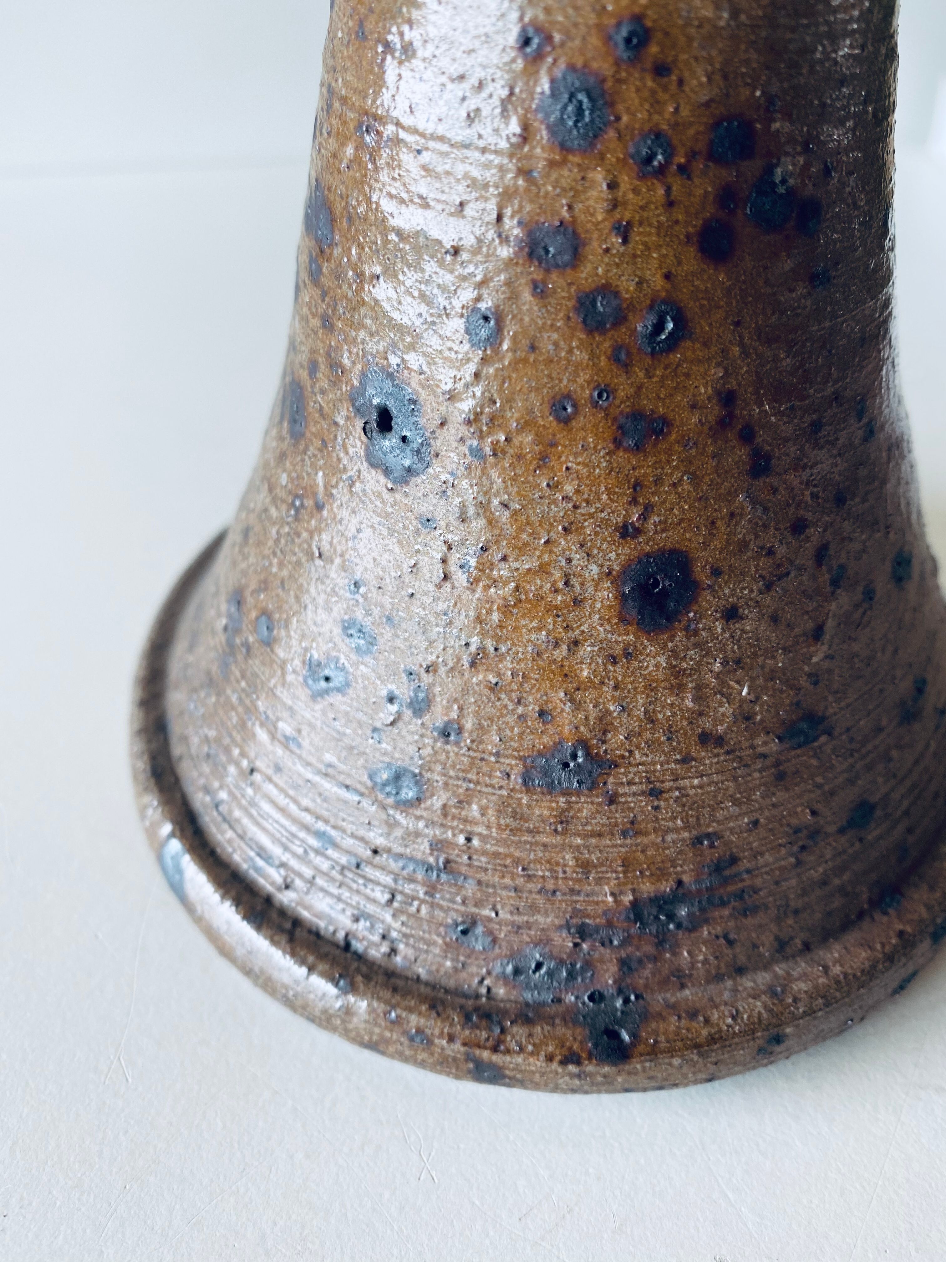 Pyrity sandstone candlestick