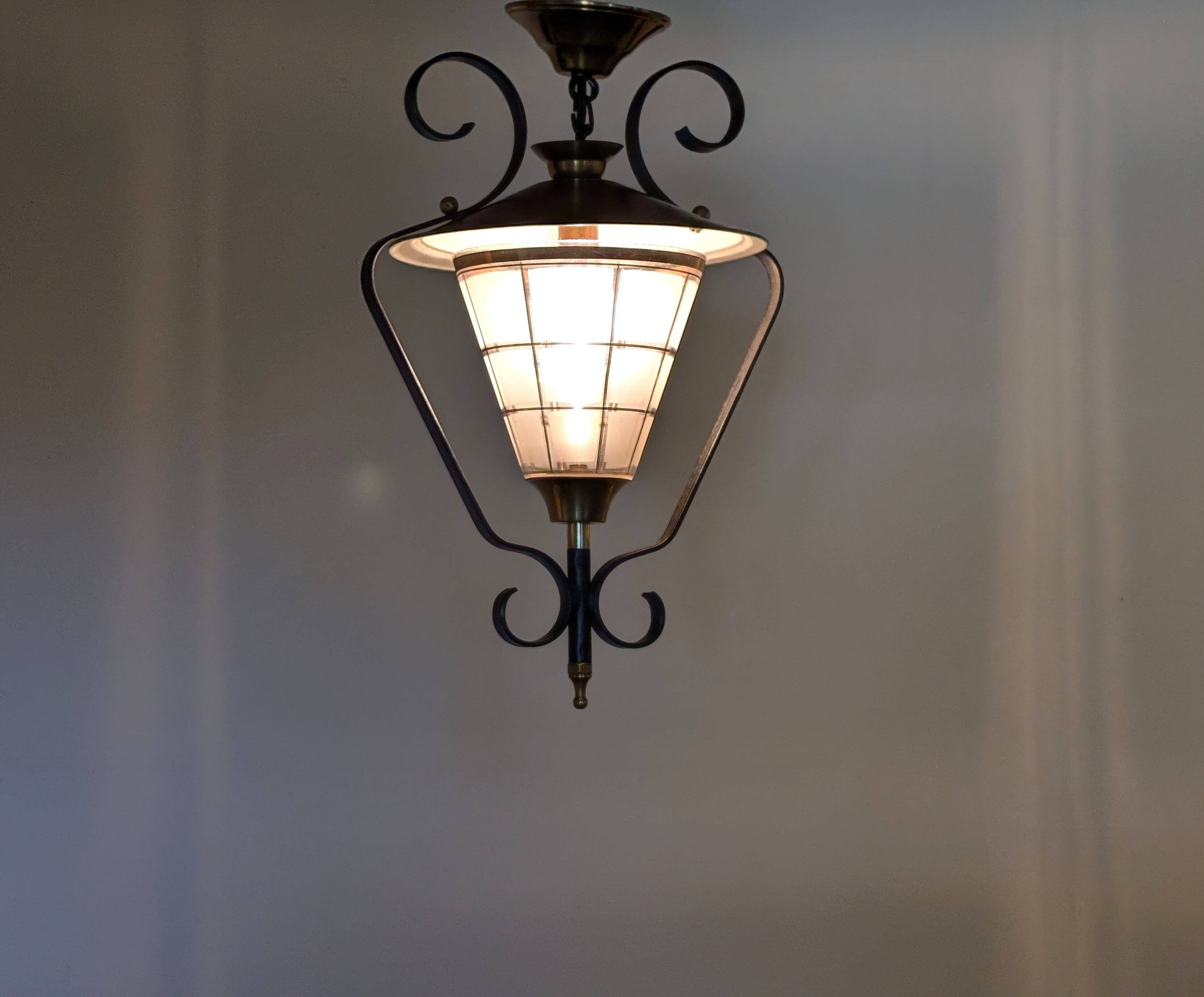 1960 lantern pendant light