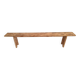 Large antique farmhouse bench in solid wood – 200 cm