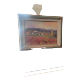 Tableau par Lorraine Jordan intitulé le mas à Lacoste