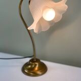 Brass tulip lamp