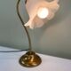 Lampe tulipe en laiton