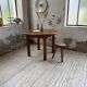 Round oak table 1950
