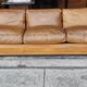 Canapé en cuir Poltrona Frau des années 70