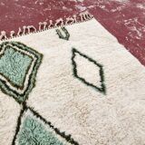 Authentic Beni Ouarain Rug 300x202 cm – Unbleached Wool